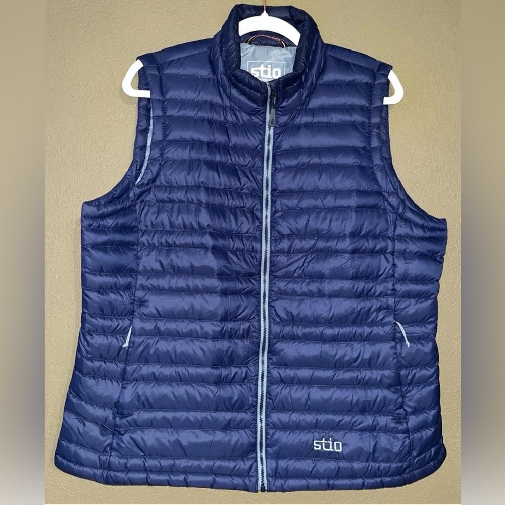 Stio Pinion Down Puffer Blue Vest